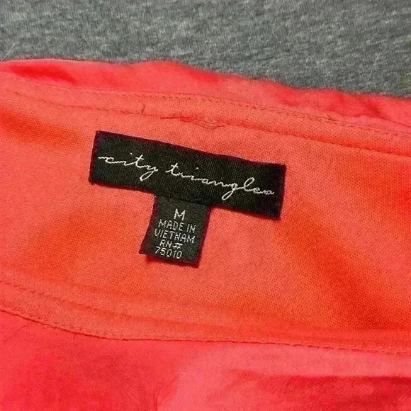 City Triangle Coral Ruffled One Shoulder Mini Dress Women’s Size Medium NWT - Picture 8 of 13